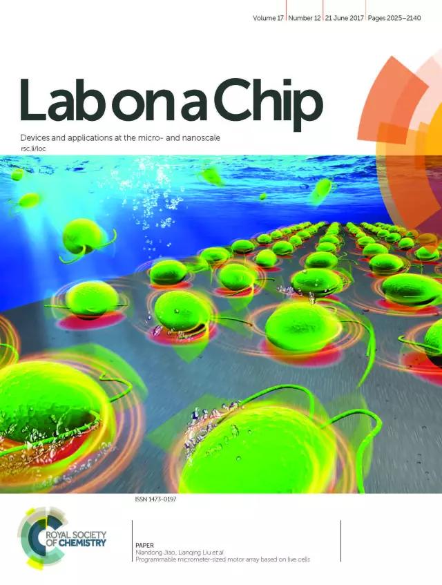 Lab on a Chip 封面刊載沈陽自動(dòng)化所微納米課題組科研成果